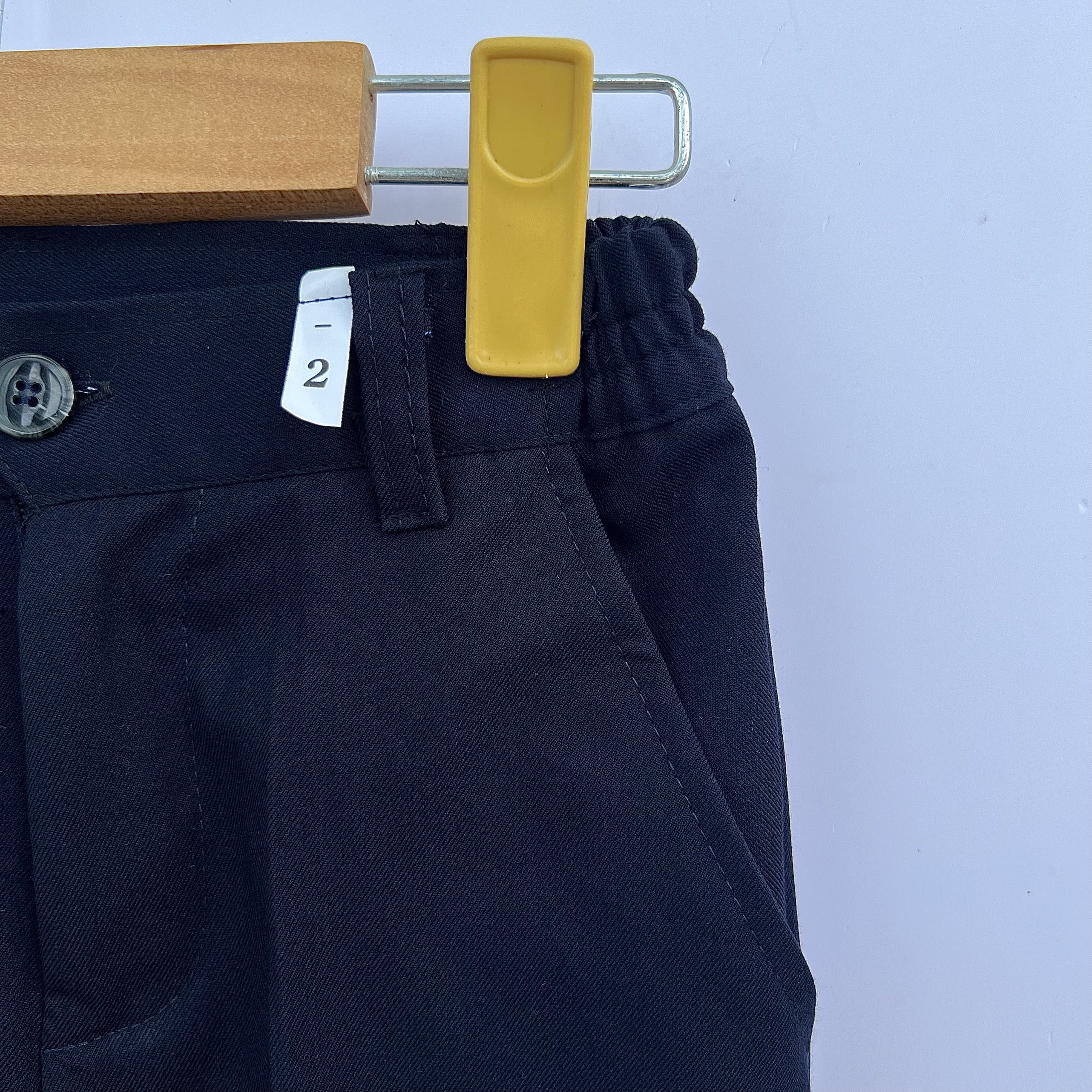 Quần Tây Học Sinh, Vải Kaki Xanh Đen