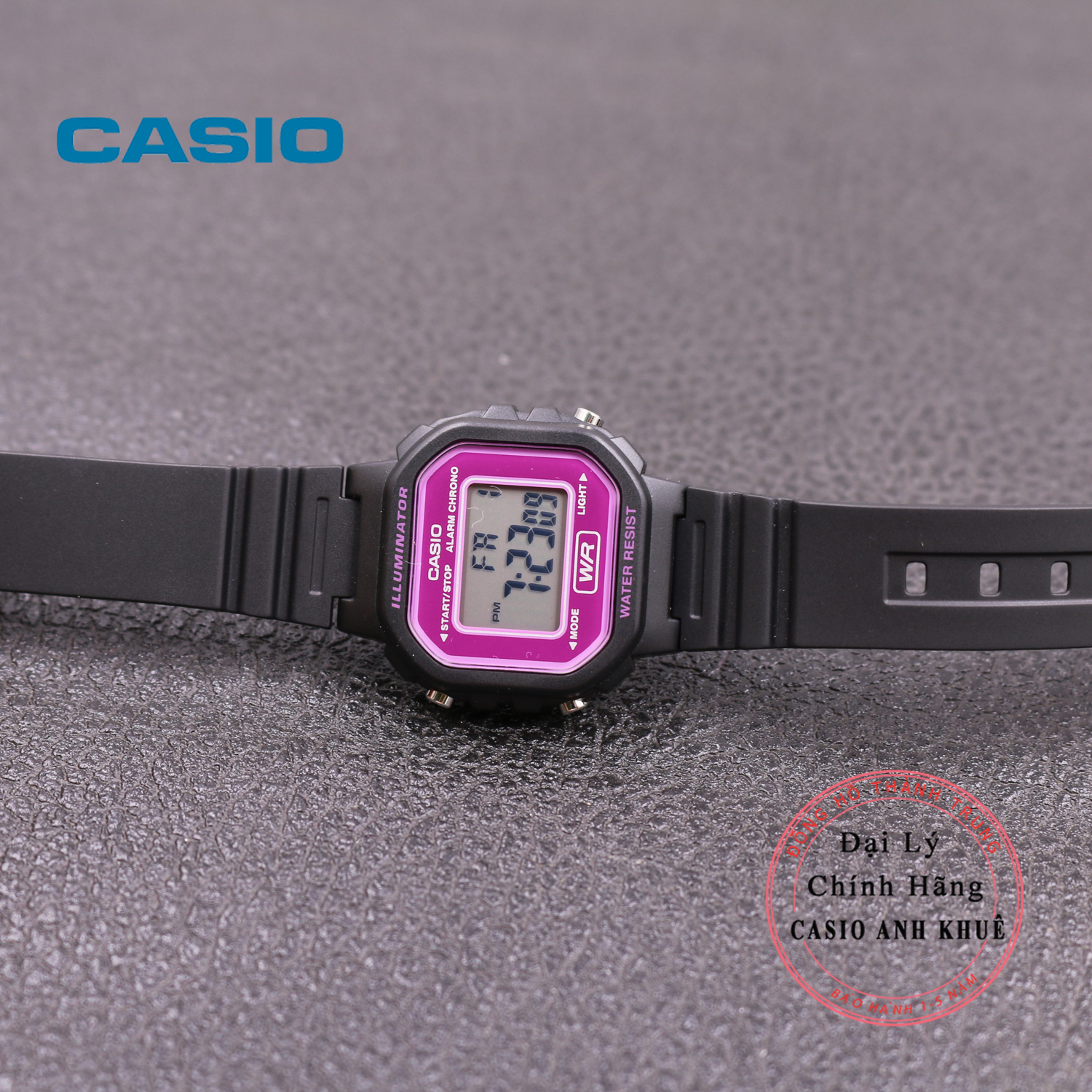 Casio La-20Wh-4Adf Women's Electronic Watch with Plastic Strap
