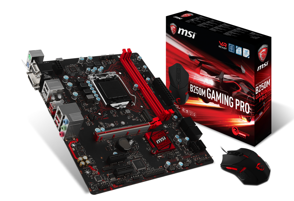 Main MSI B250M Gaming Pro (Intel B250, Socket 1151, m-ATX, 2 khe Ram DDR4) - Đã Qua Sử Dụng