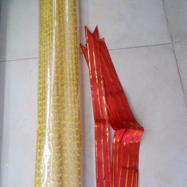 Nơ rút, buộc giỏ quà Tết (10 cái)