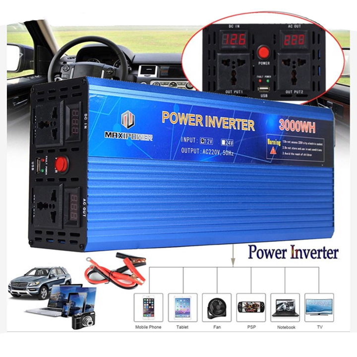 Máy Kích Điện Inverter 3000W - 24v