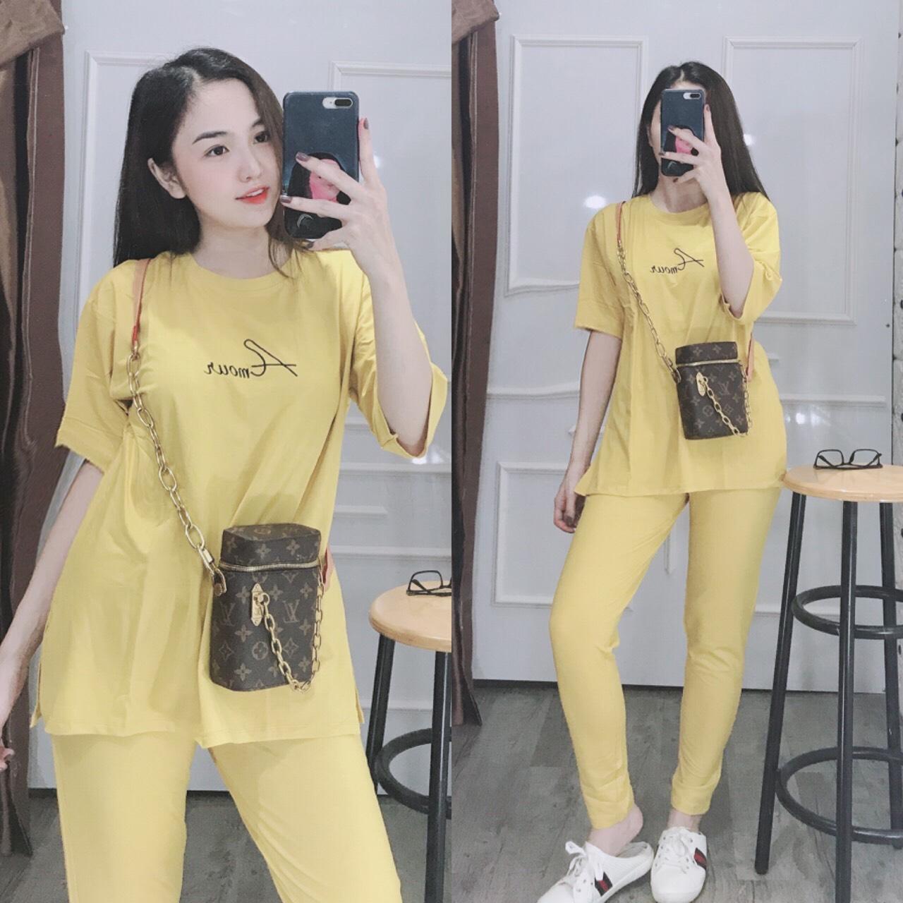 SET BỘ ĐỒ MẶC NHÀ HỌA TIẾT CỰC ĐẸP