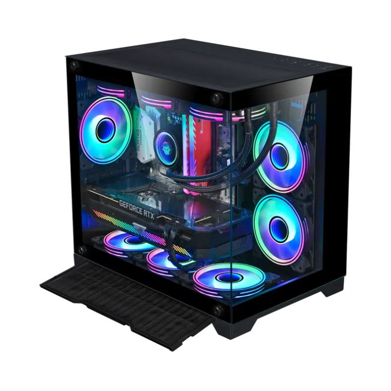 Vỏ Case César Bravery Mid Tower (Màu Đen / Trắng)