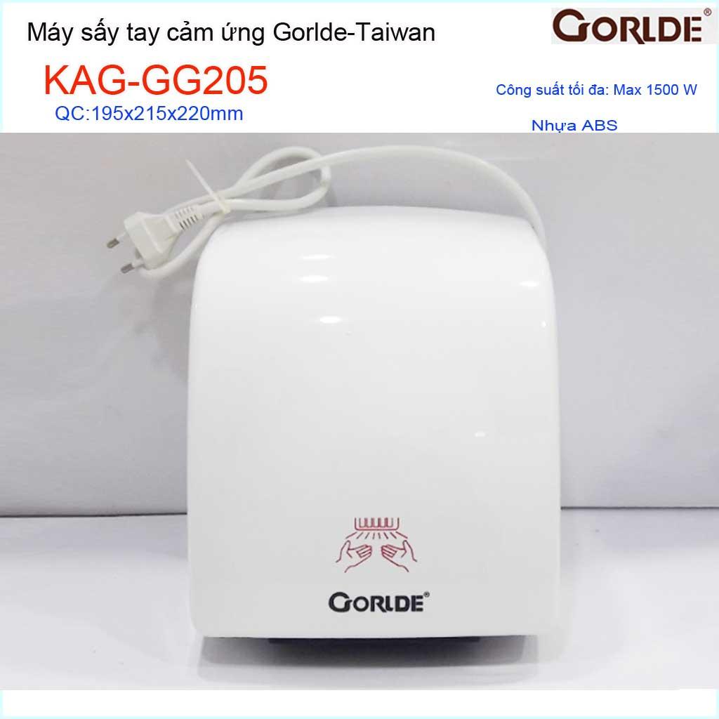 Máy sấy tay cảm ứng Gorlde KAG-GG205