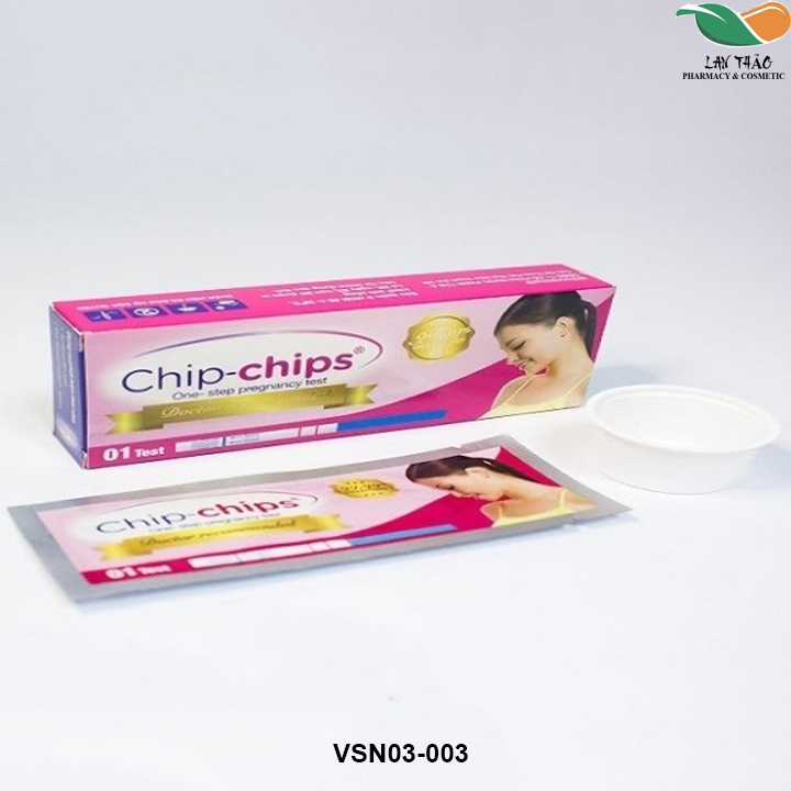 [HCM]LẺ 1 QUE THỬ THAI CHIP CHIPS HIỆU QUẢ CHÍNH XÁC CAO