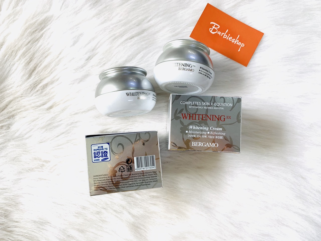 Kem Dưỡng Ẩm Sáng Da Bergamo [Trắng - Vàng - Hồng - Xanh Lá - Xanh Dương]