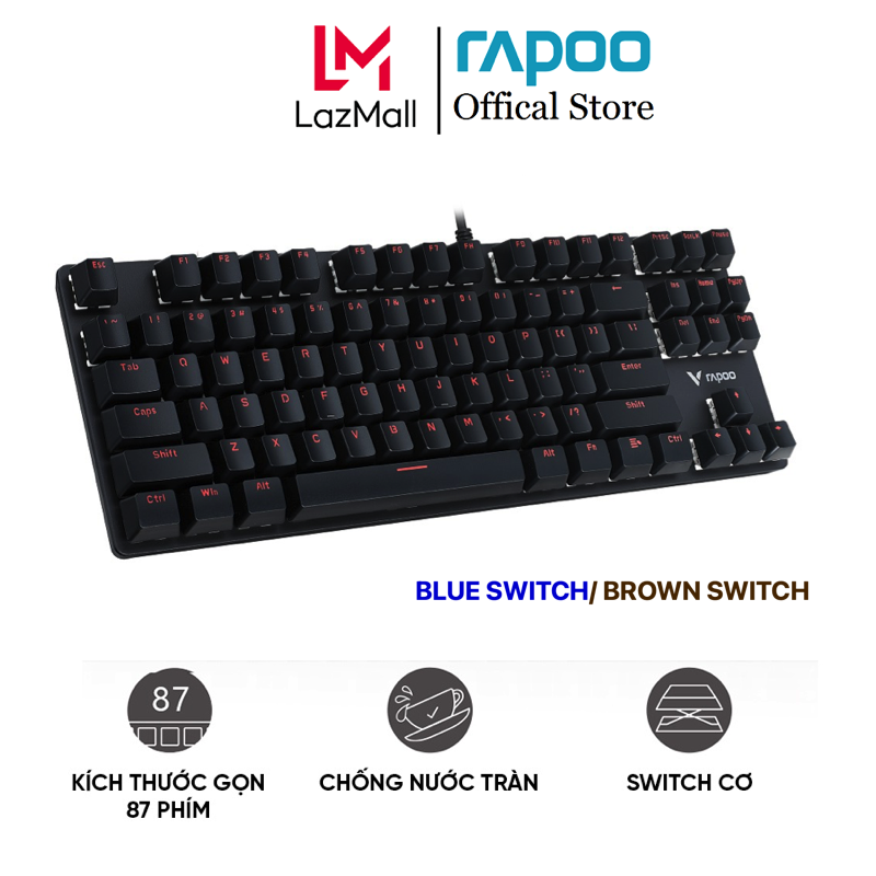 Bàn phím cơ chuyên game Rapoo V500 Alloy
