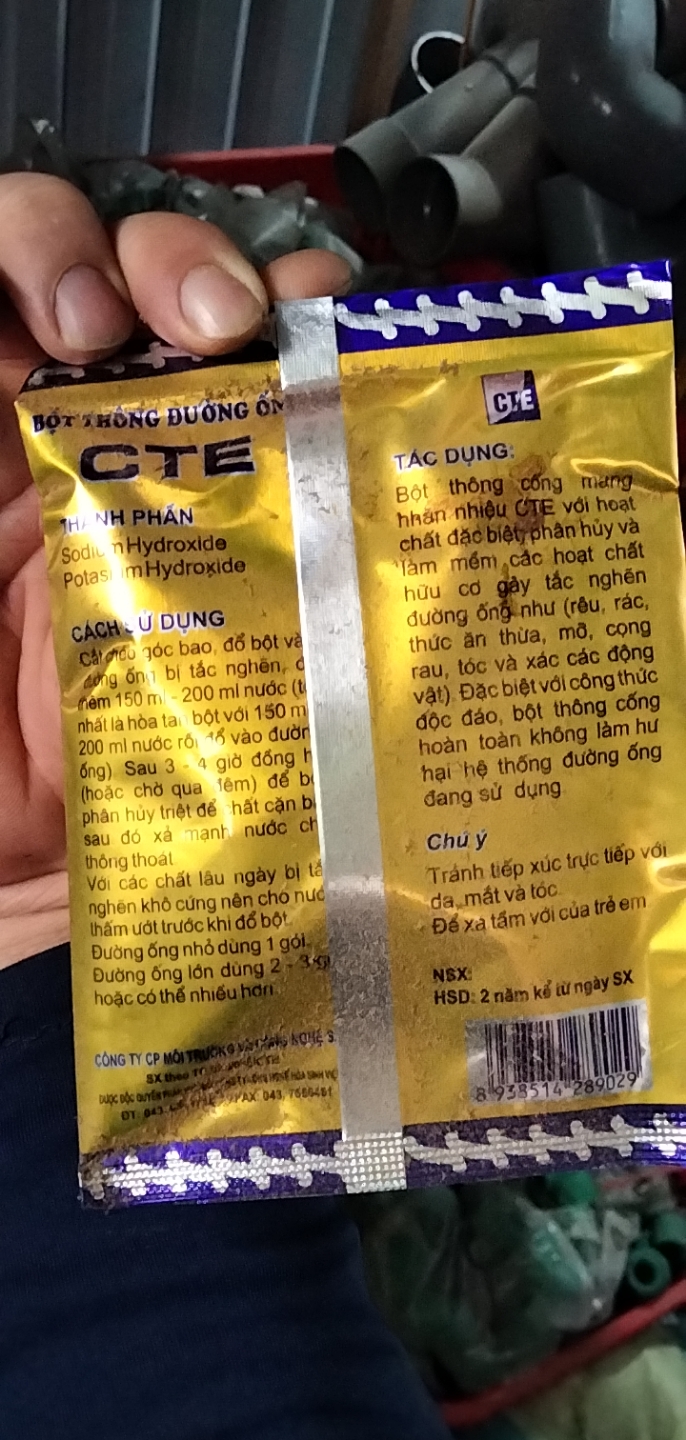bột thông cống CTE