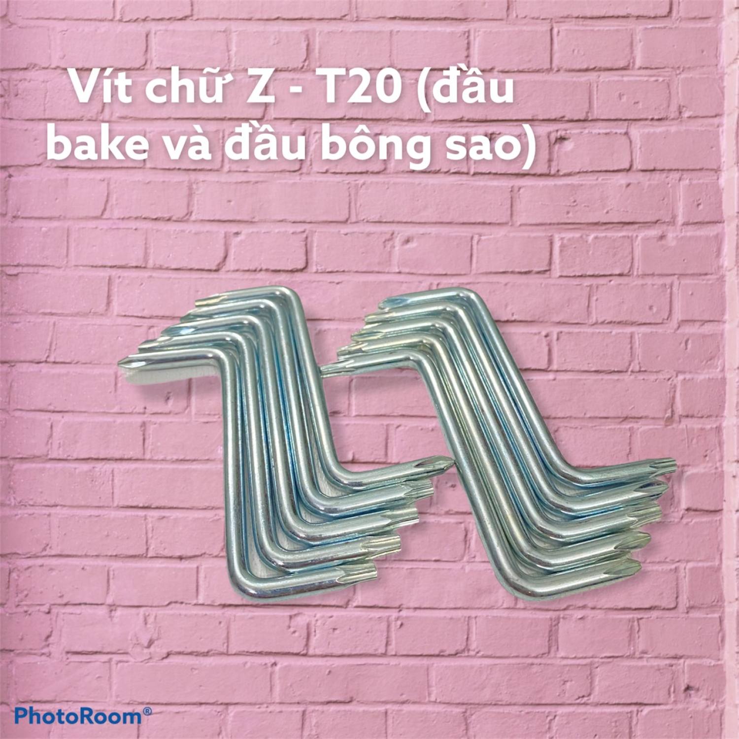 Vít chữ Z - T20 (đầu bake và đầu bông sao)