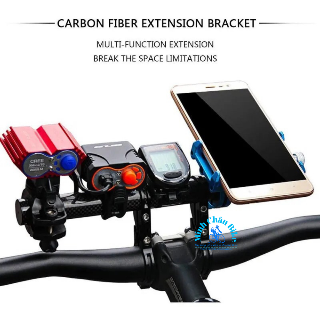 Thanh mở rộng tay lái xe đạp Carbon