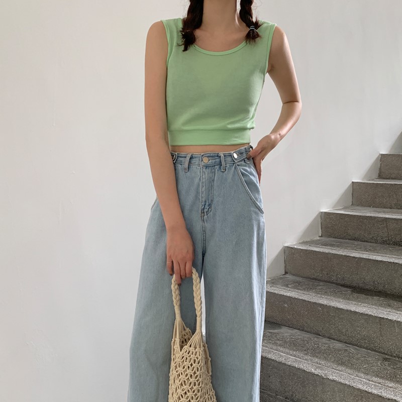 Áo Ba Lỗ Croptop, Áo Thun Ba Lỗ Ngọc Trinh HOT HIT, Thời Trang