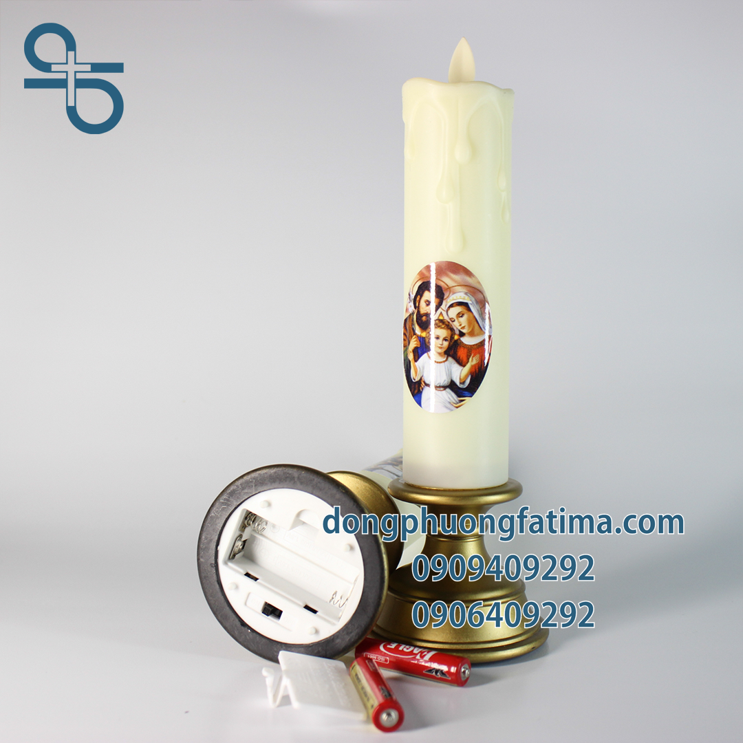 2 CÂY NẾN ĐIỆN TỬ 4X23(CM) (Không cần pin)