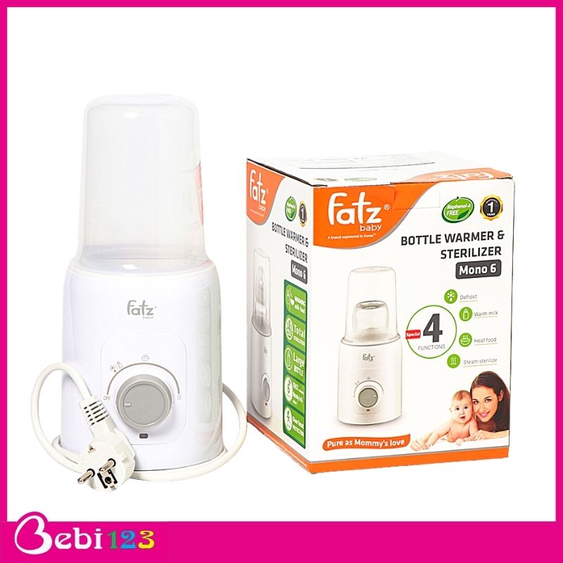 Bảo hành 12 Tháng Máy hâm sữa tiệt trùng bình sữa Fatz Baby Mono 6 cho bé