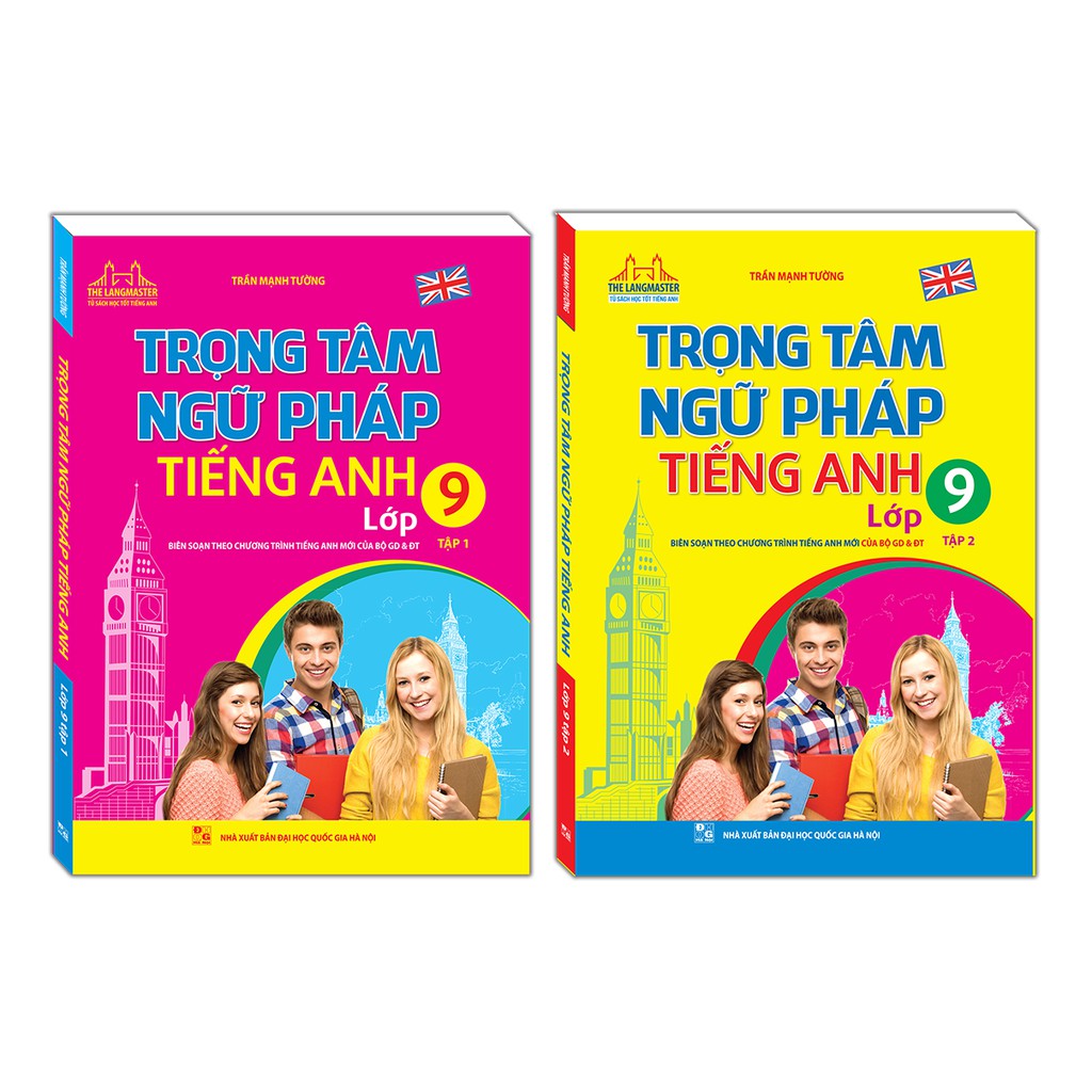 Sách - Combo Trọng tâm ngữ pháp tiếng Anh lớp 9