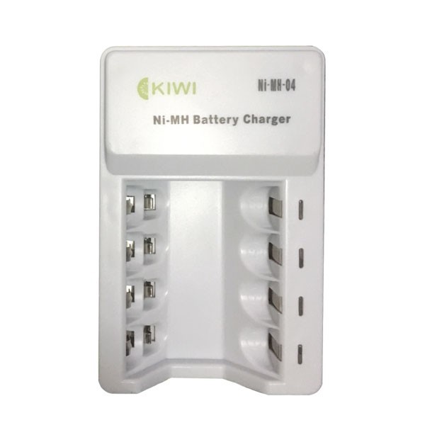 COMBO Dock Sạc và Vỉ 4 Pin Sạc KIWI 2800 mAh