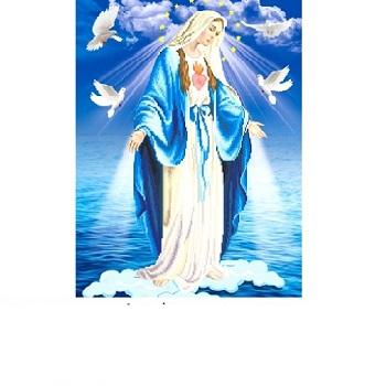Tranh đính đá Đức Mẹ Maria KT 31*42cm