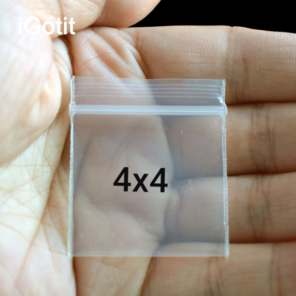 combo 200 cái túi zíp mini 4x4cm dầy đẹp