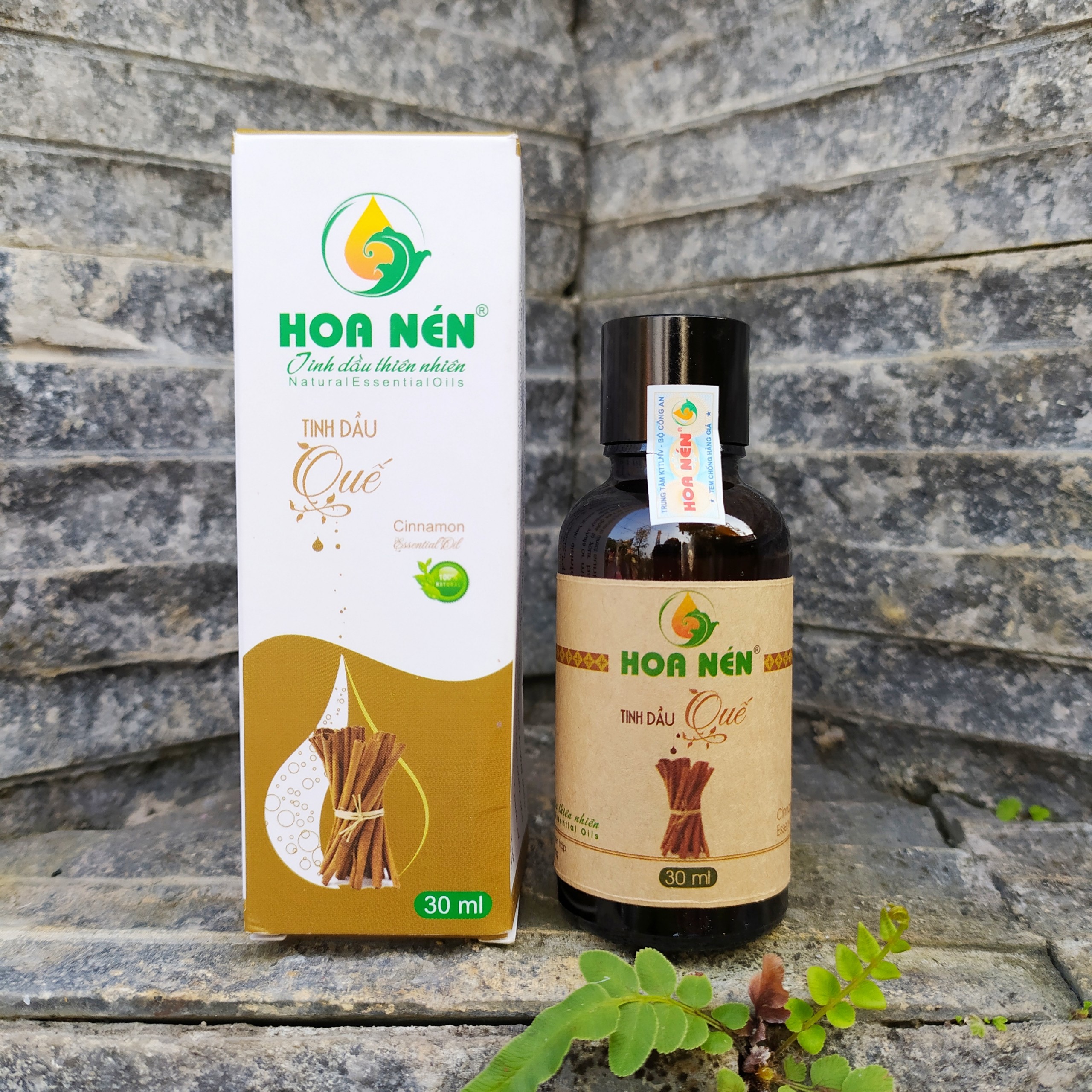 Tinh dầu quế nguyên chất Hoa Nén 30ml - Tinh dầu xông phòng, khử mùi, đuỗi muỗi hiệu quả