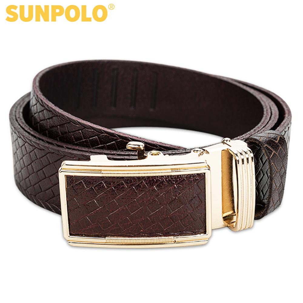 Thắt lưng nam da bò sunpolo bs18dn