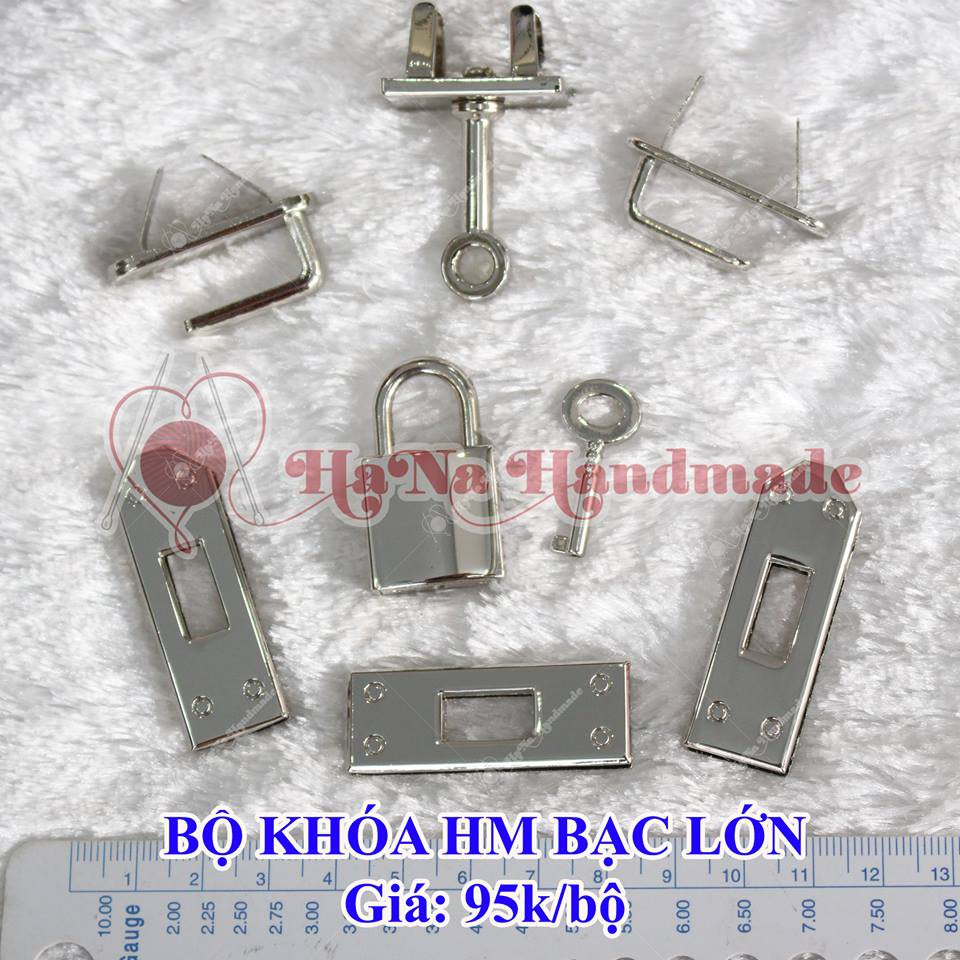 Bộ khóa túi xách HM lớn (105k/set)