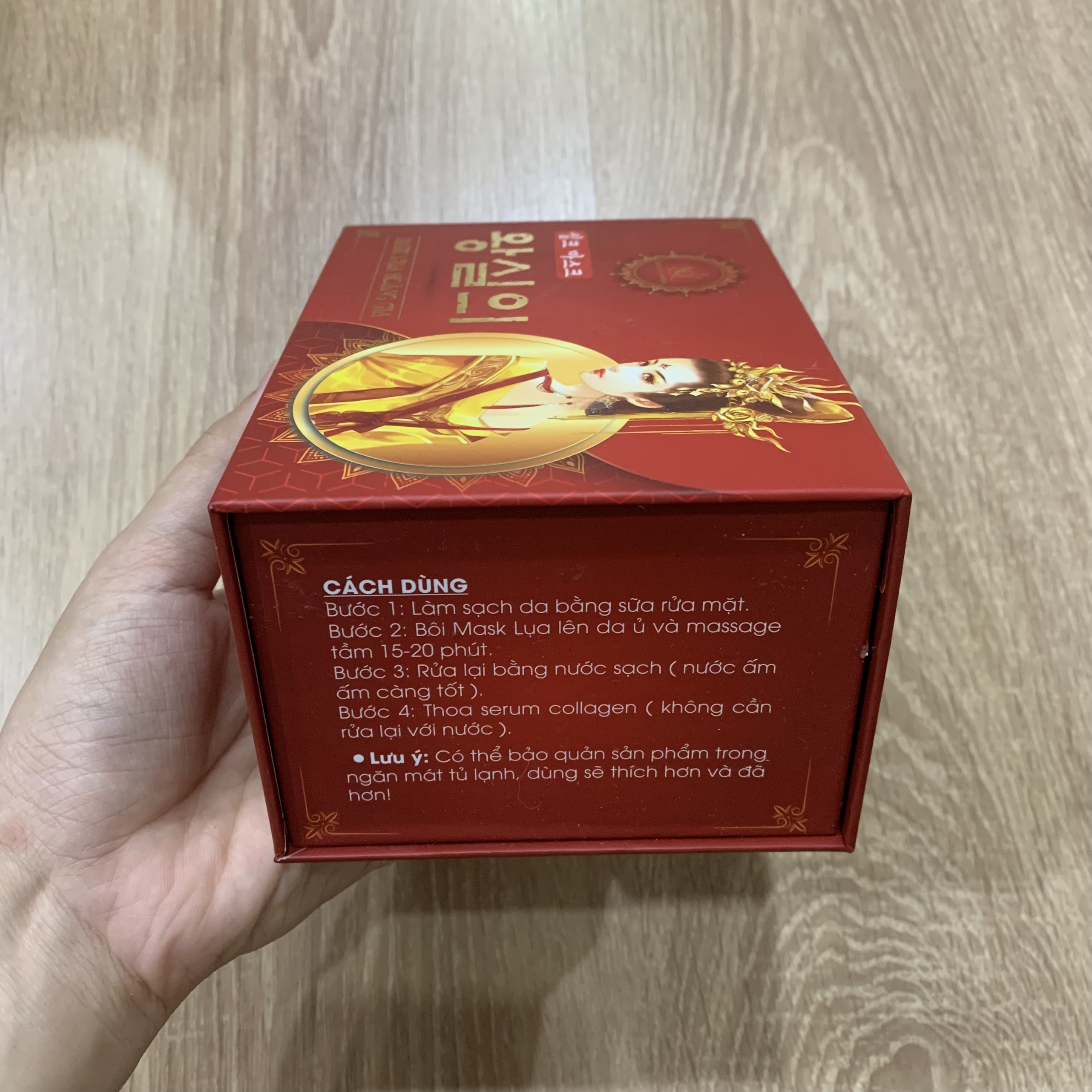 Cấy Trắng Lụa Hoàng Gia. Mask Lụa Hoàng Gia