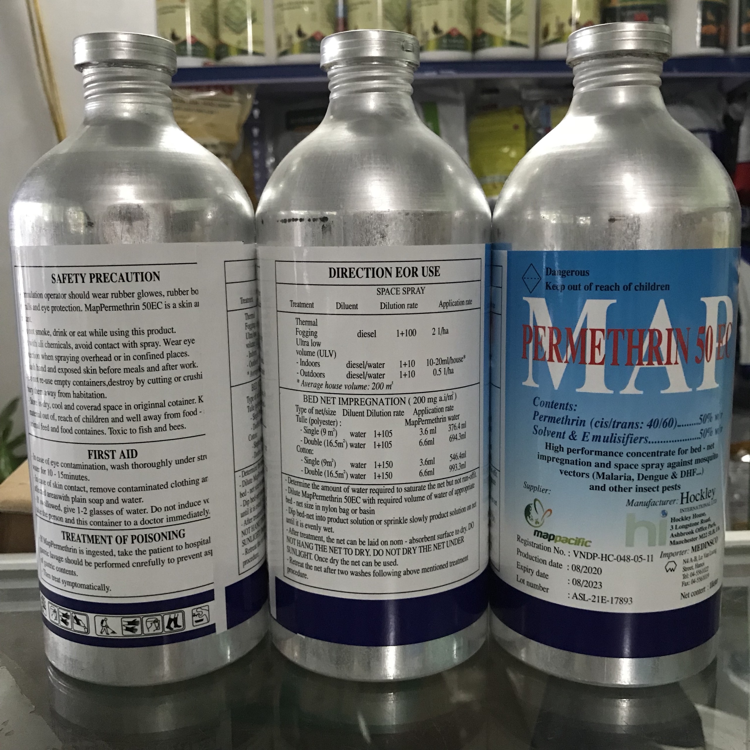 Diệt muỗi côn trùng chai 1L