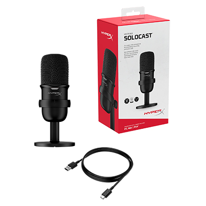 Thiết bị Micro Kingston HYPERX Solocast (Standalone Microphone) HMIS1X-XX-BK/G