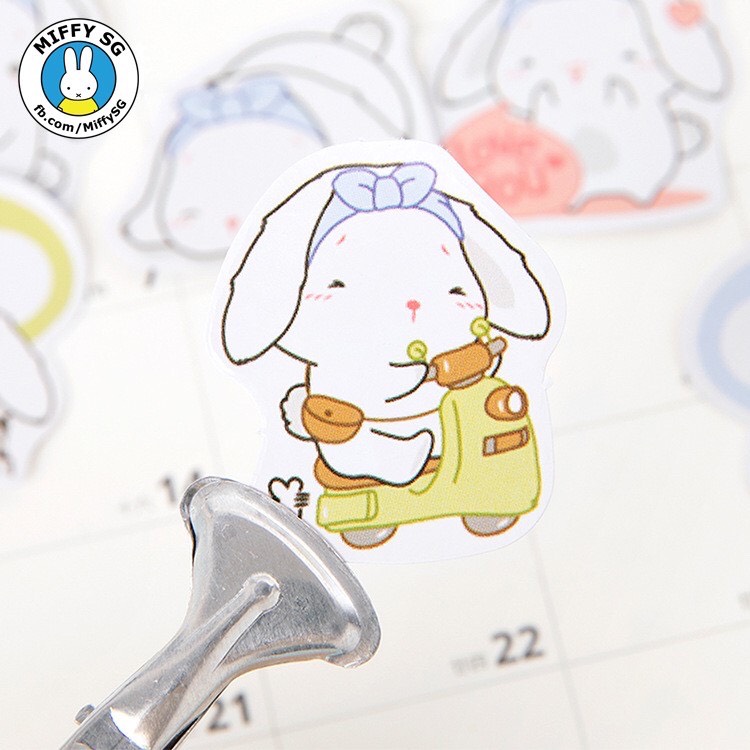 Bộ 45 sticker THỎ ĐIỆU