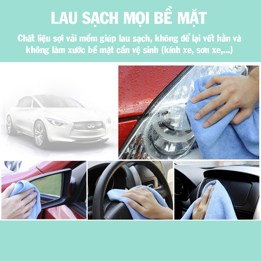 [Quà Tặng] Khăn Lau Microfiber CIND (40*40cm)