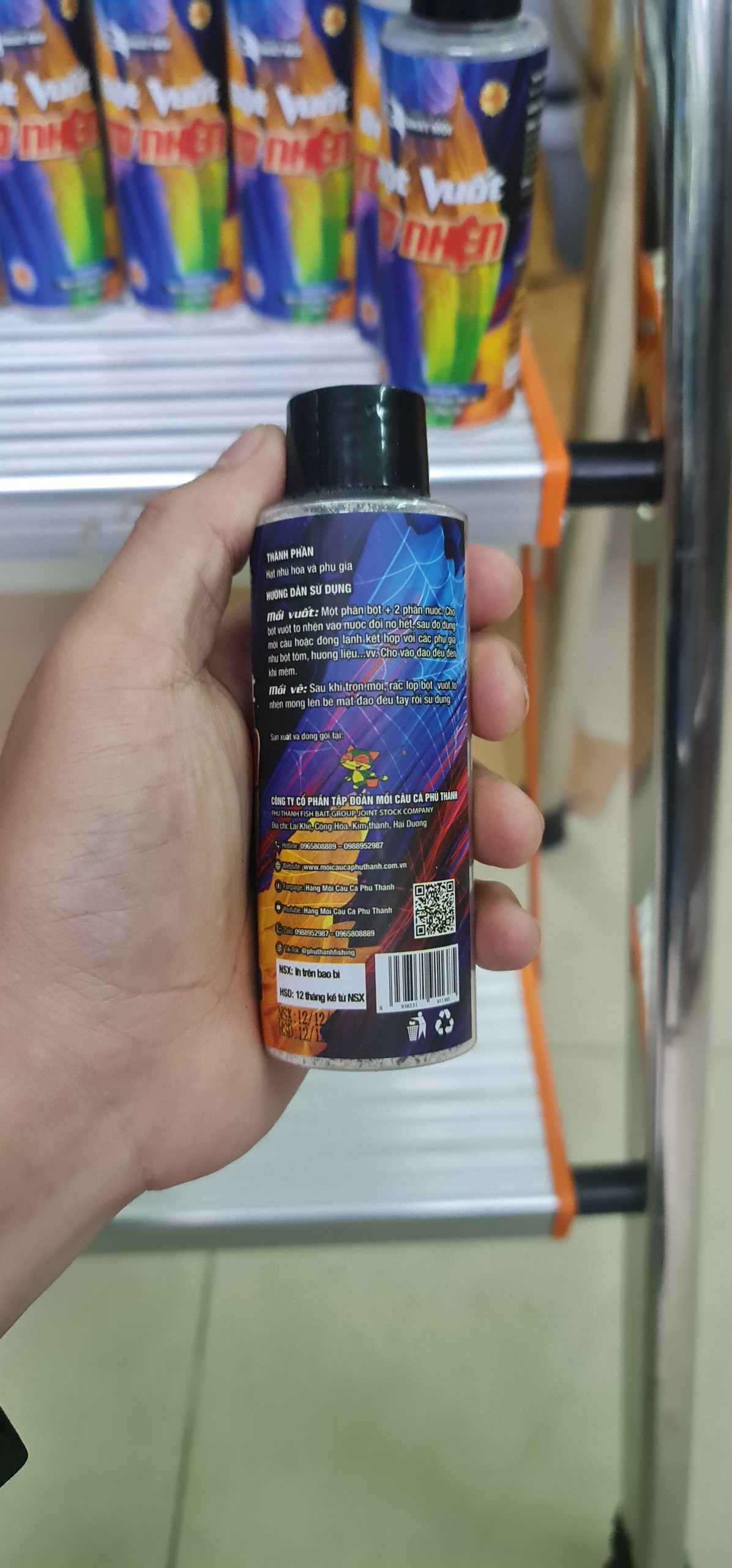 Bột vuốt tơ nhện câu cá Phú Thành