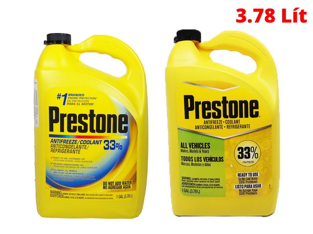 Dung Dịch Làm Mát Động Cơ Prestone Nước Xanh 3.78 lít Nhập khẩu từ Mỹ