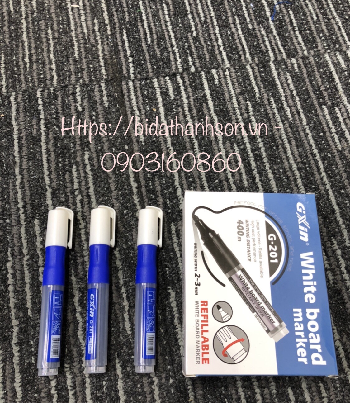 [HCM]Bút Viết Bảng Bida (Set 5 Cây)