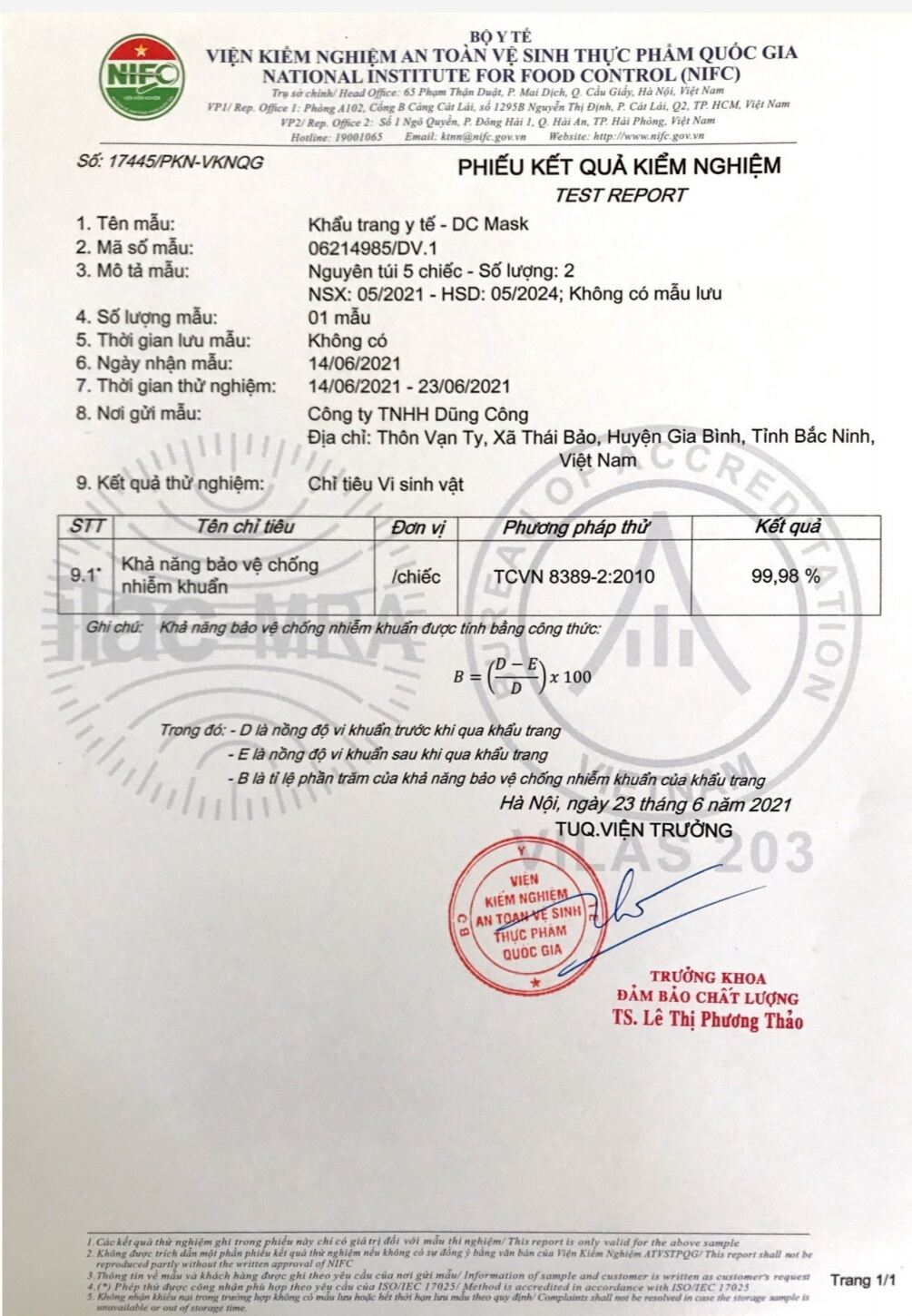 Khẩu trang kf94 DC Mask (sét 50 chiếc)