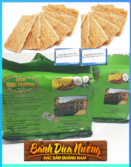 [HCM]Bánh dừa nướng QUÝ THU gói 180g