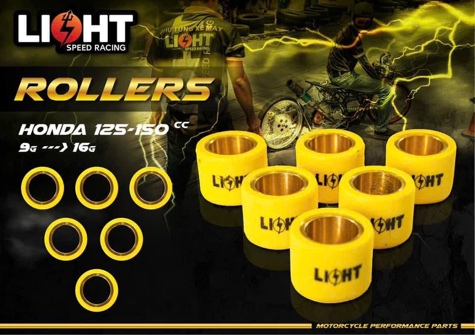 Bi nồi LIGHT Vario 125cc / 150cc ( Bao gồm 9 --> 16 gram ) ( 15X20 )