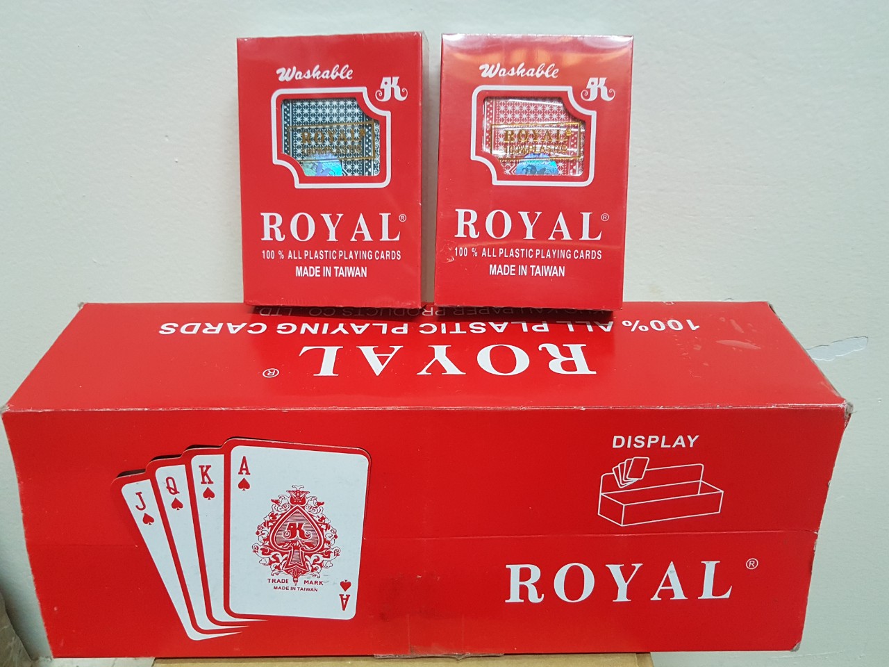 [Made in Taiwan] Bài Tây Nhựa Đài Loan Royal 100% Plastic