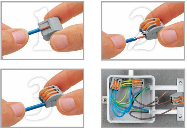 10 chiếc cút nối dây điện KV774-4 cổng