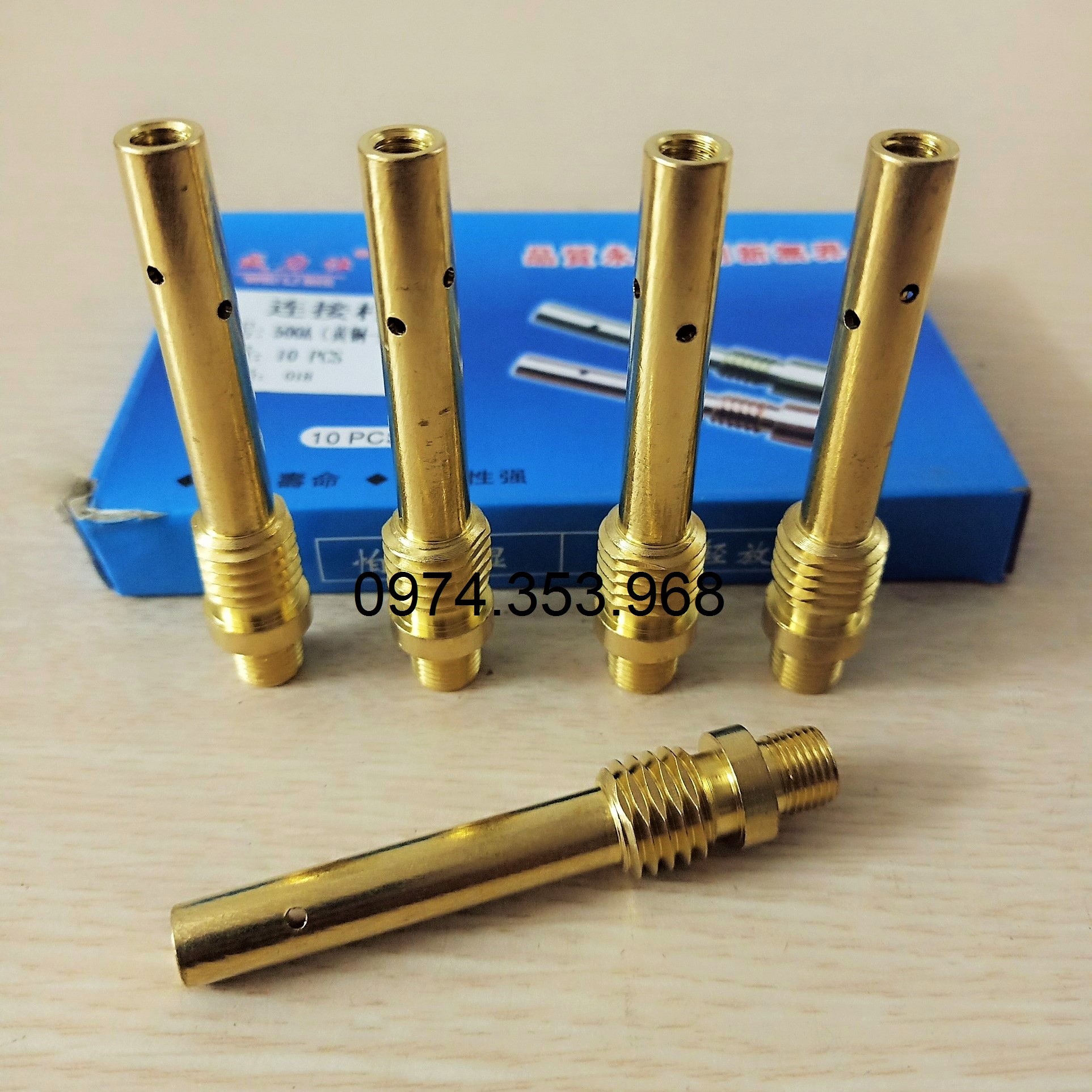 Nối bép mỏ hàn mig 500A đồng thau