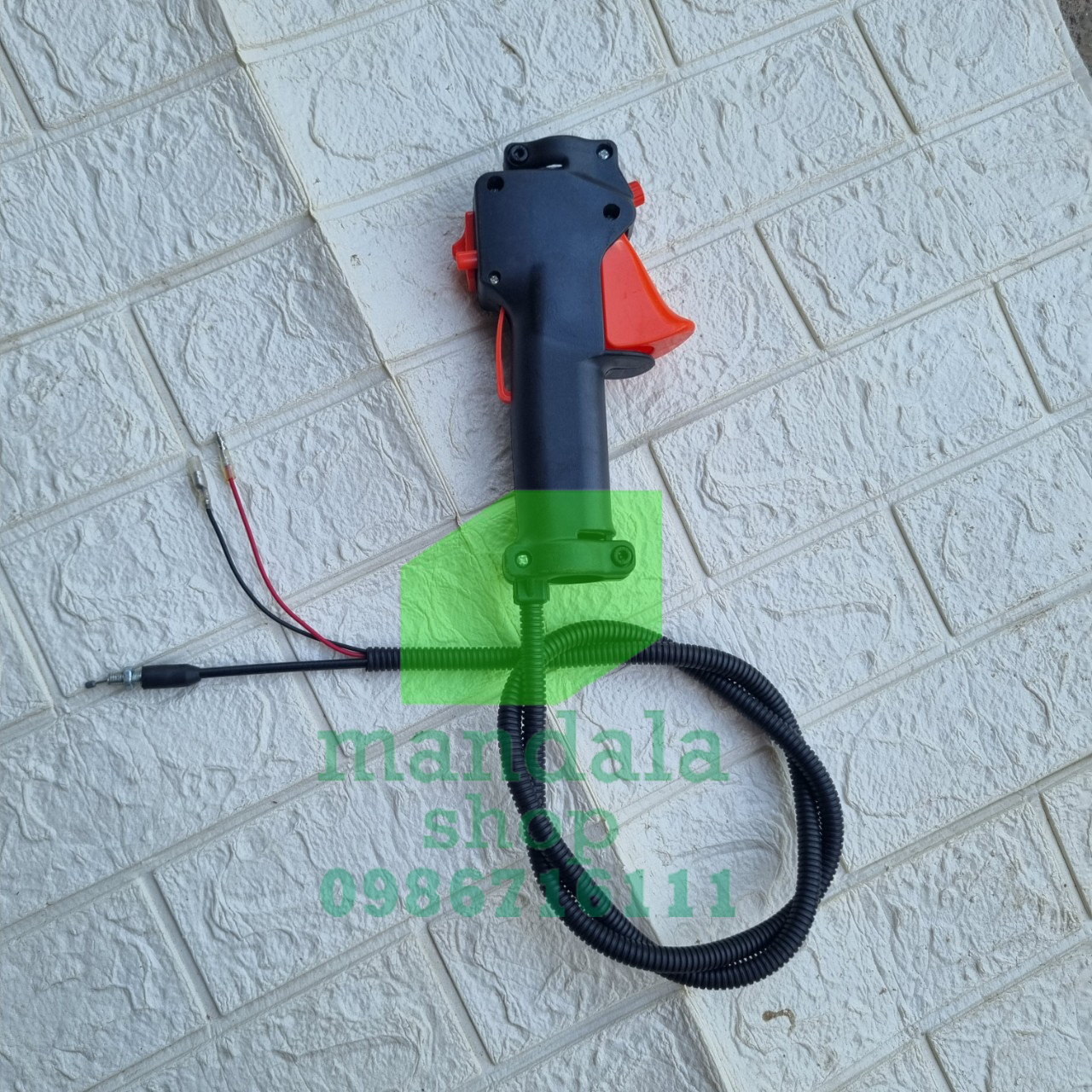 tay ga máy cắt cỏ đeo lưng