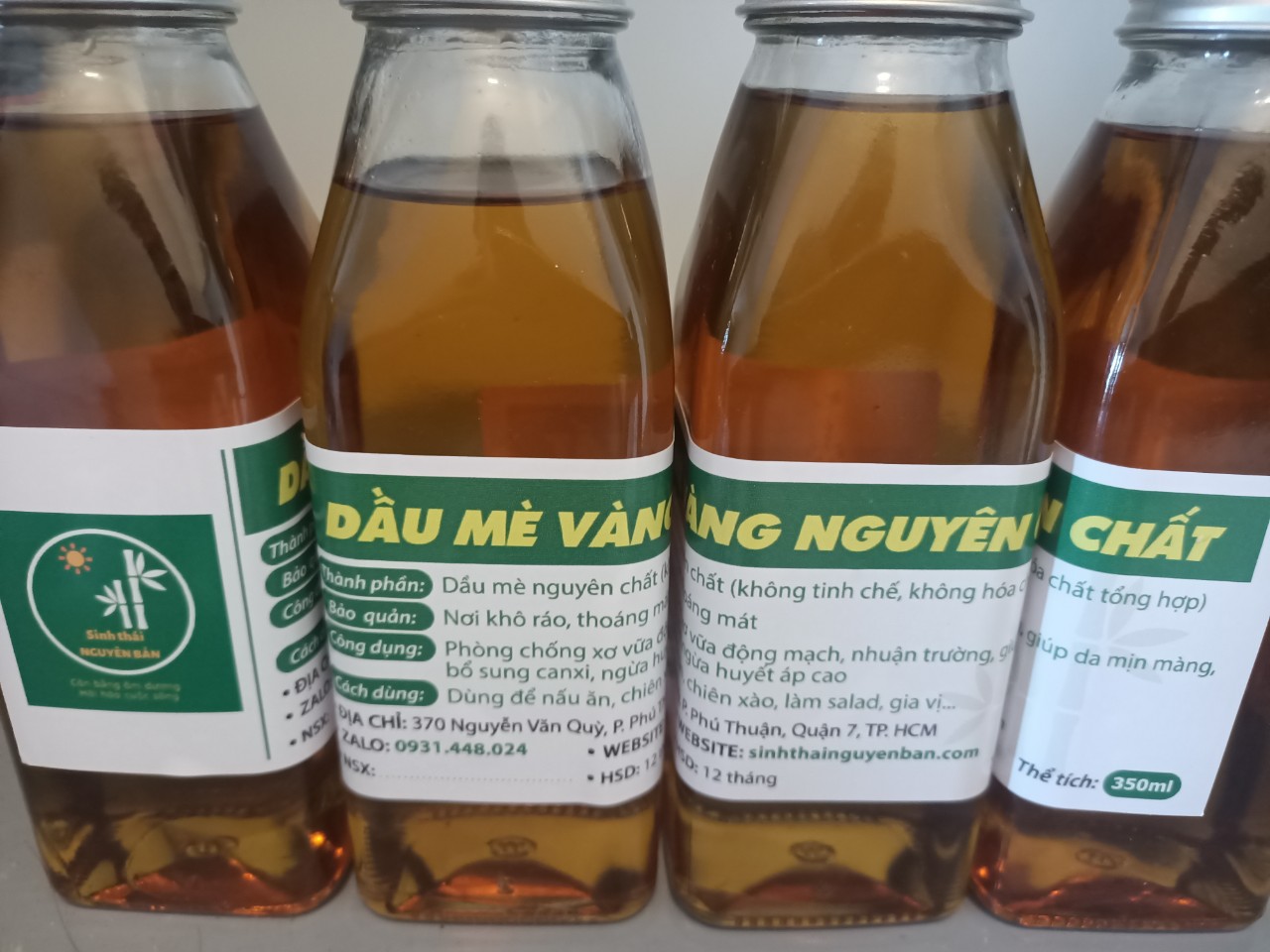 DẦU MÈ RANG NGUYÊN CHẤT 350ML
