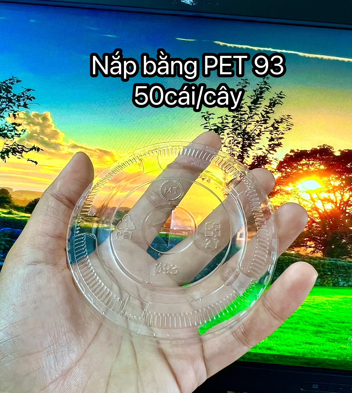 thùng 1000 cái nắp PP&PET Đủ mẫu và size
