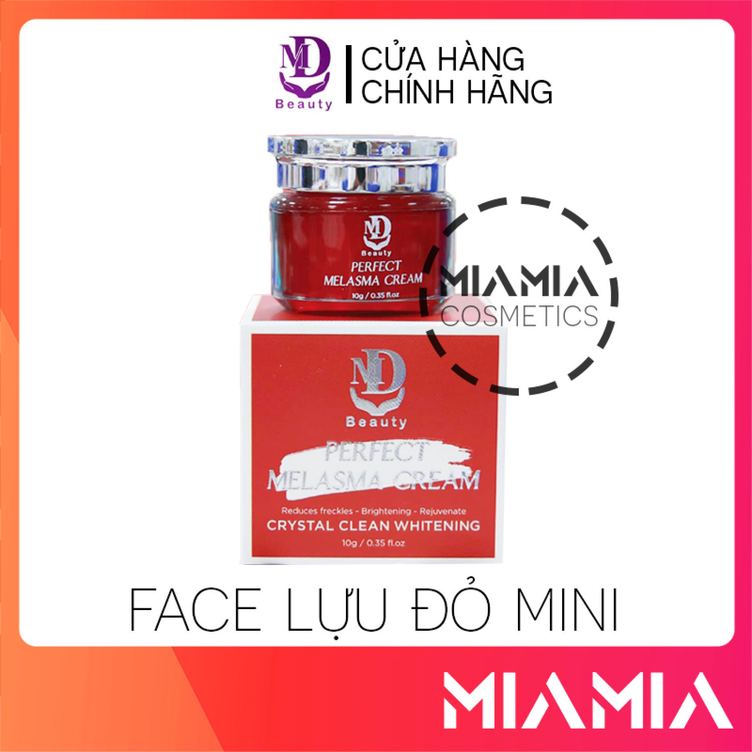 Kem face nám lựu đỏ md beauty mini chính hãng - 8938510826525