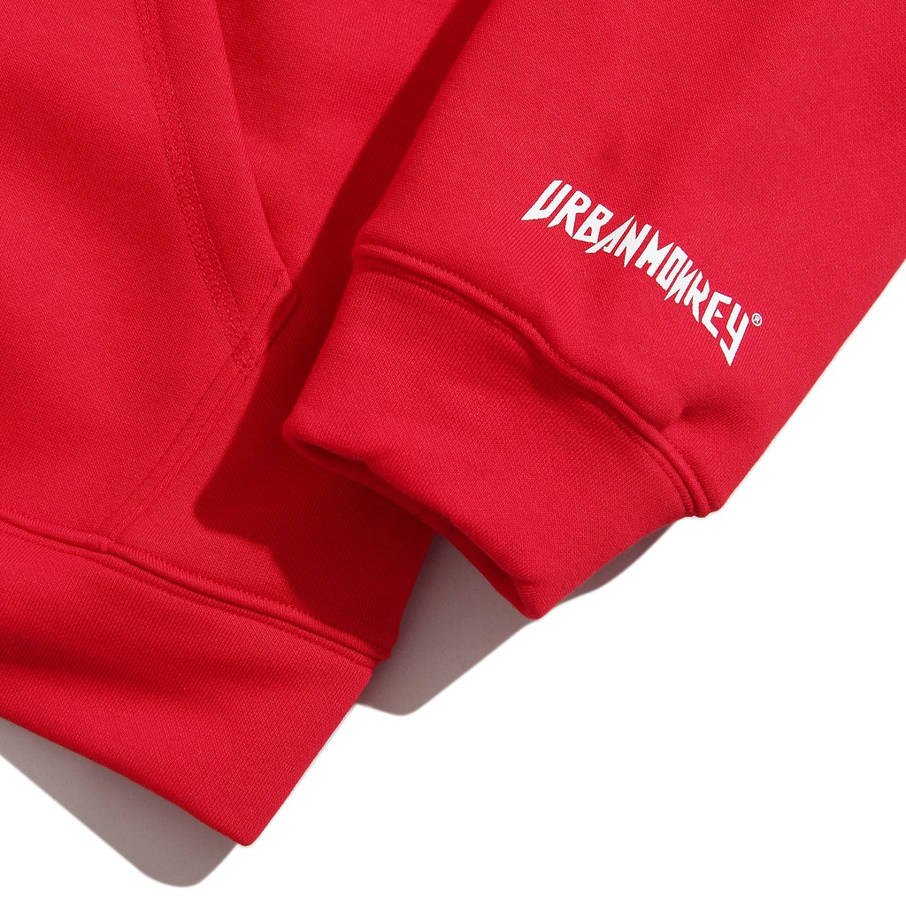 Áo Hoodie [ Urban Monkey ] Essential 2021 2.0 - Đỏ