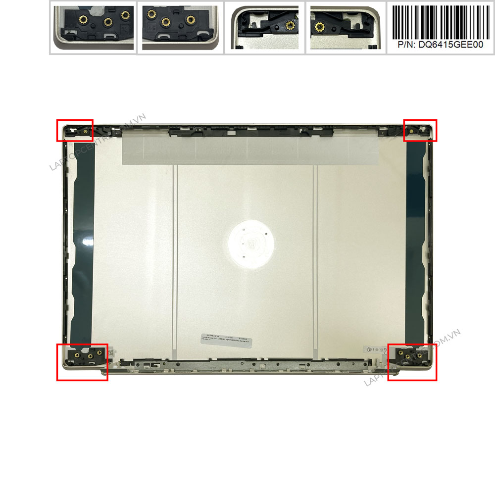 Vỏ A HP Pavilion 15 CS L23880-001 DQ6415GEE00 Vàng Kim loại tương thích 15 CW 98%