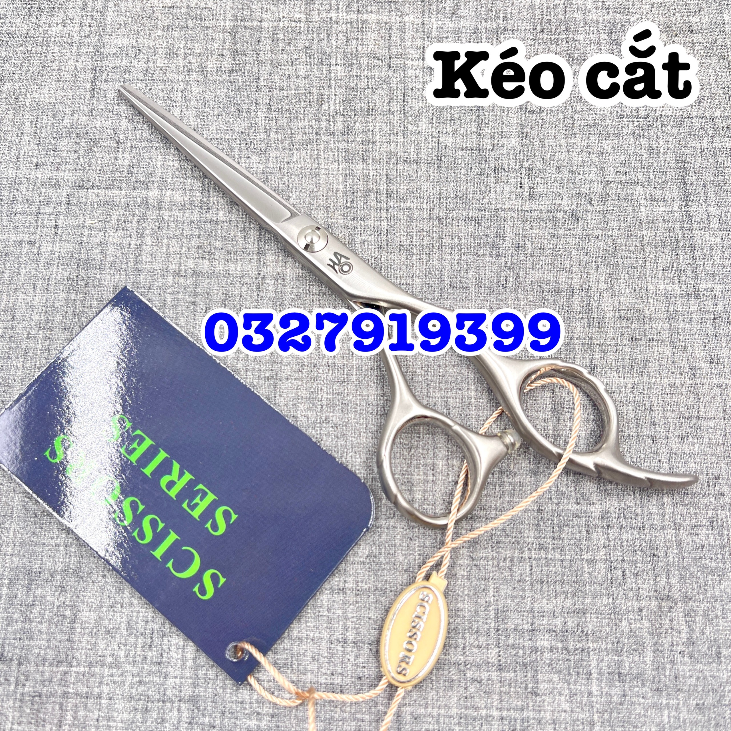 HAO Kéo Cắt Tóc HAO 6.0 - Kéo Nhật Cao Cấp 6 Inches Thép S440C Độ Cứng 62HRC Chất Liệu Thép Nhật Không Gỉ Sáng Bóng