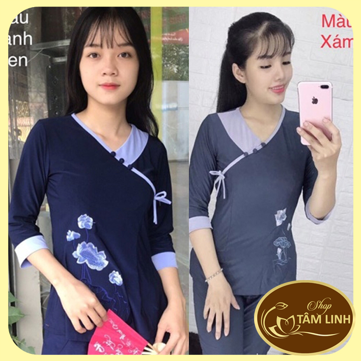 Đồ Lam Đi Chùa _Tim Nơ