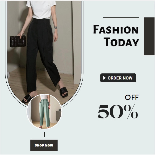 Quần baggy công sở thanh lịch 952