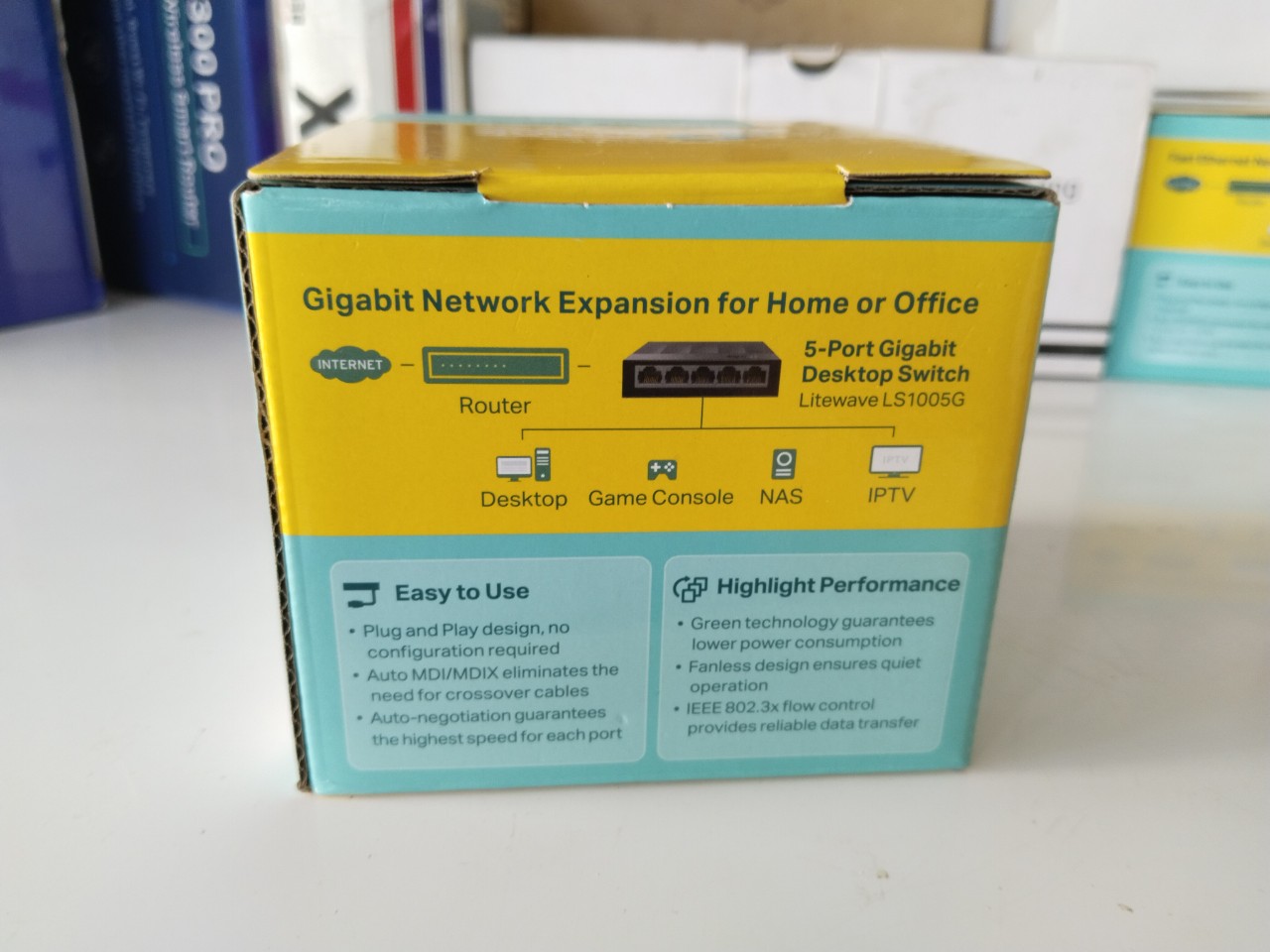 Bộ chia mạng 5 cổng Tplink LS1005G tốc độ Gigabit