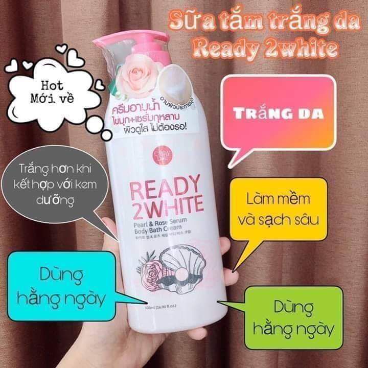 Sữa Tắm Dưỡng Trắng Da Ready 2 White Ngọc Trai Thái lan