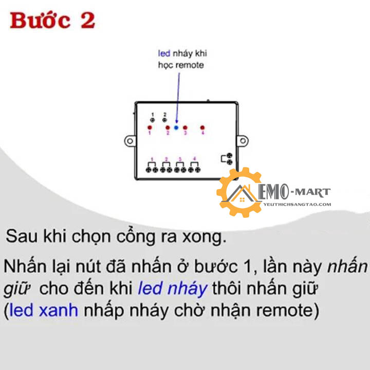 [FreeshipMAX] Công tắc điều khiển từ xa RF 4 cổng RC5G4
